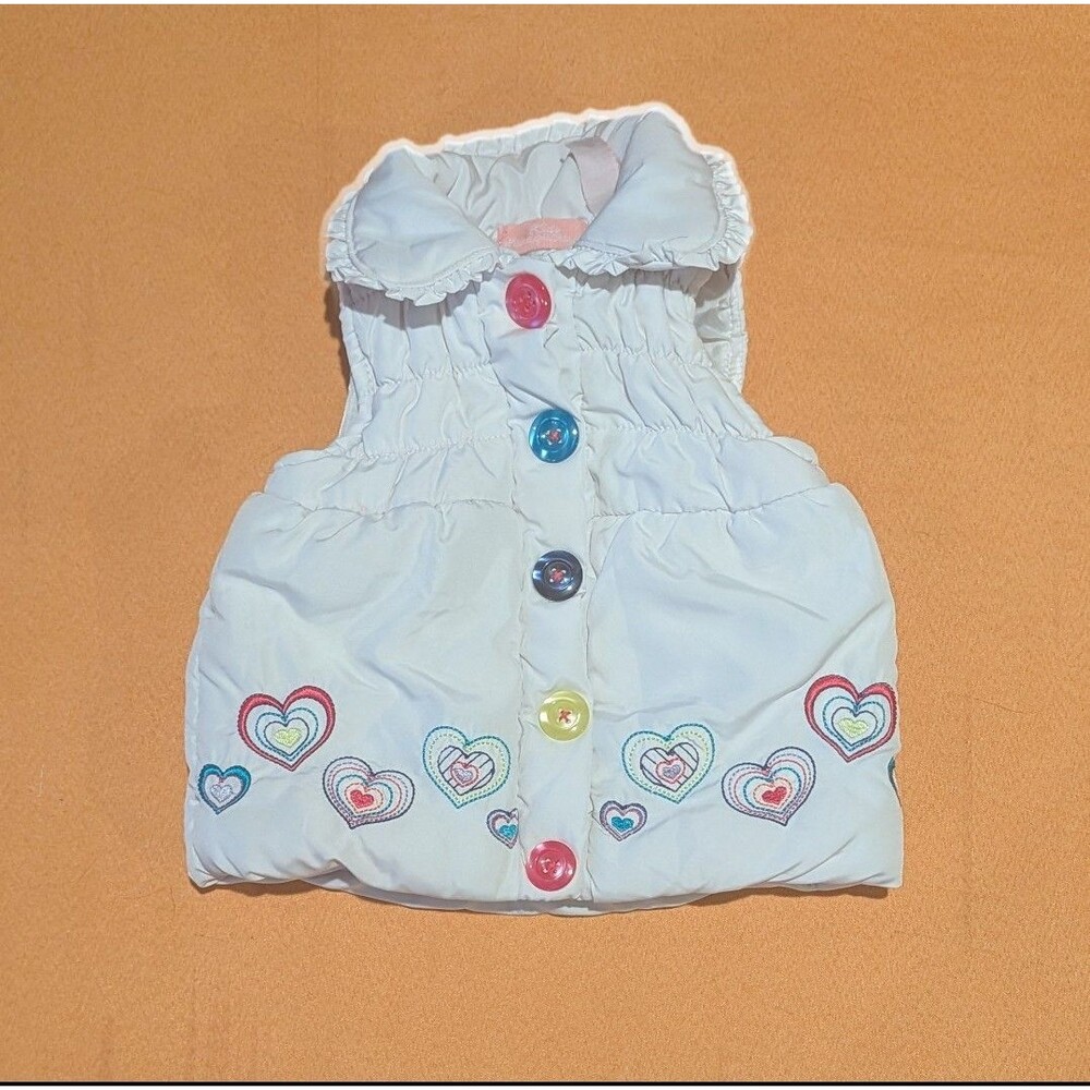 Kids Headquarters Vintage Puffer Vest Baby Girls Size 12 Months